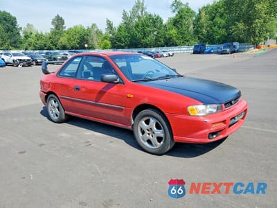 Czwarte zdjęcie samochodu z boku: 1997 SUBARU IMPREZA L VIN:JF1GM4353VH401459 - miniatura