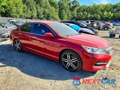 Czwarte zdjęcie samochodu z boku: 2017 HONDA ACCORD SPORT VIN:1HGCR2F51HA252963 - miniatura
