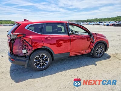 Trzecie zdjęcie samochodu z tyłu: 2022 HONDA CR-V EX VIN:5J6RW2H50NA014526 - miniatura