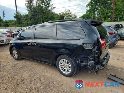 Drugie zdjęcie samochodu z przodu: 2015 TOYOTA SIENNA XLE 8-PASSENGER VIN:5TDYK3DC1FS580254 - miniatura