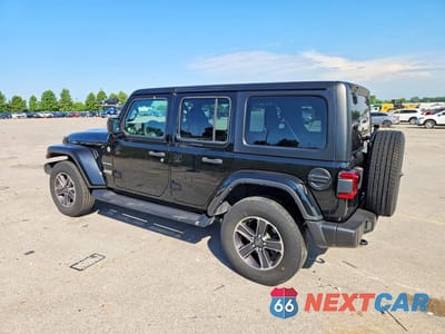 Drugie zdjęcie samochodu z przodu: 2023 JEEP WRANGLER SAHARA VIN:1C4HJXEG2PW650454 - miniatura