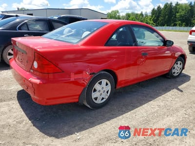 Trzecie zdjęcie samochodu z tyłu: 2004 HONDA CIVIC DX VP VIN:1HGEM221X4L001903 - miniatura