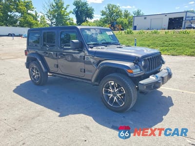 Czwarte zdjęcie samochodu z boku: 2024 JEEP WRANGLER 4XE VIN:1C4RJXN66RW186759 - miniatura