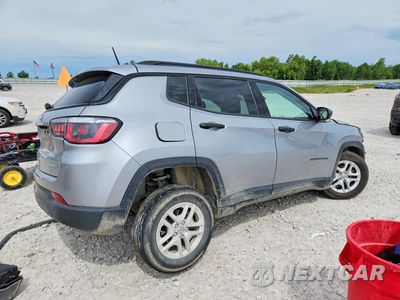 Trzecie zdjęcie samochodu z tyłu: 2018 JEEP COMPASS SPORT VIN:3C4NJDAB3JT135181 - miniatura