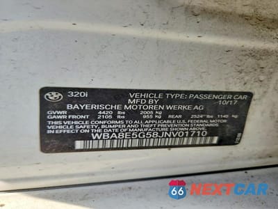 Zdjęcie 12 z 12 samochodu: 2018 BMW 320 XI VIN:WBA8E5G58JNV01710 - miniatura