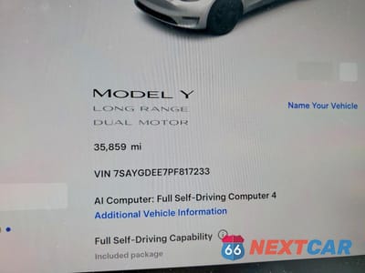 Zdjęcie 9 z 12 samochodu: 2023 TESLA MODEL Y VIN:7SAYGDEE7PF817233 - miniatura