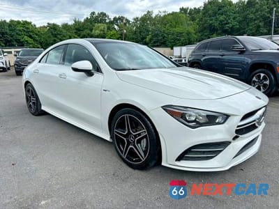 Czwarte zdjęcie samochodu z boku: 2021 MERCEDES-BENZ CLA AMG 35 4MATIC VIN:W1K5J5BB0MN167360 - miniatura