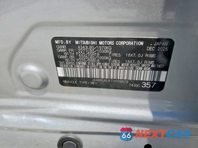 Zdjęcie 14 z 14 samochodu: 2026 MITSUBISHI OUTLANDER SPORT S VIN:JA4ARUAU8TU009829 - miniatura
