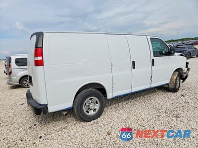 Trzecie zdjęcie samochodu z tyłu: 2023 CHEV EXPRESS G2500 VIN:1GCWGAFP7P1207571 - miniatura