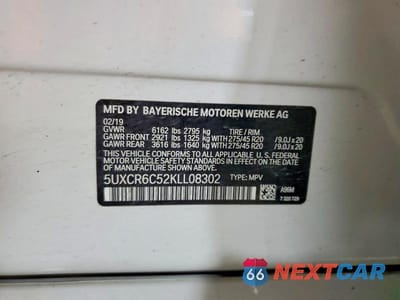 Zdjęcie 14 z 14 samochodu: 2019 BMW X5 XDRIVE40I VIN:5UXCR6C52KLL08302 - miniatura