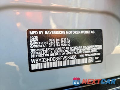 Zdjęcie 13 z 13 samochodu: 2025 BMW I4 M50 VIN:WBY33HD08SFV98608 - miniatura