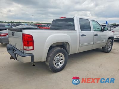 Trzecie zdjęcie samochodu z tyłu: 2010 GMC SIERRA C1500 SL VIN:3GTRCUEA6AG123399 - miniatura