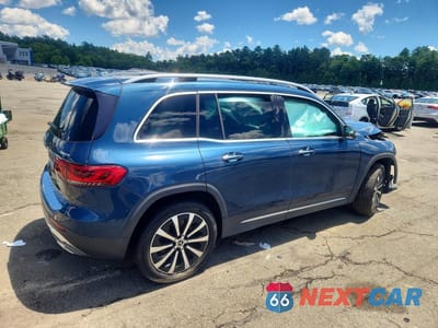 Trzecie zdjęcie samochodu z tyłu: 2021 MERCEDES-BENZ GLB 250 4MATIC VIN:W1N4M4HB2MW121112 - miniatura