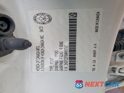 Zdjęcie 12 z 12 samochodu: 2021 HONDA CIVIC LX VIN:2HGFC2F59MH017107 - miniatura