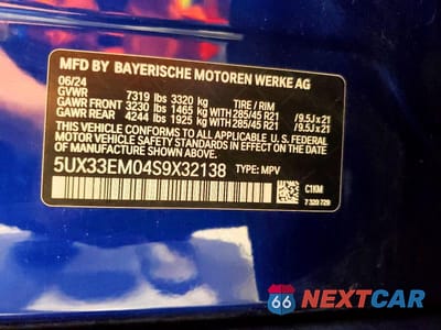Zdjęcie 14 z 14 samochodu: 2025 BMW X7 M60I VIN:5UX33EM04S9X32138 - miniatura