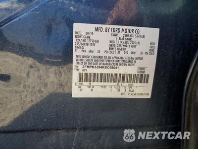 Zdjęcie 13 z 13 samochodu: 2019 FORD EDGE SEL VIN:2FMPK3J94KBC69641 - miniatura