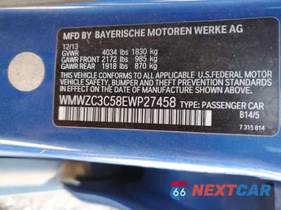 Zdjęcie 13 z 13 samochodu: 2014 MINI COOPER S COUNTRYMAN VIN:WMWZC3C58EWP27458 - miniatura