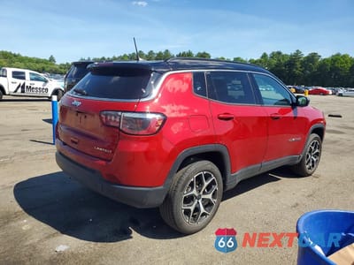 Trzecie zdjęcie samochodu z tyłu: 2025 JEEP COMPASS LIMITED VIN:3C4NJDCN2ST523303 - miniatura