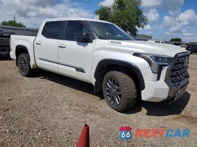 Czwarte zdjęcie samochodu z boku: 2025 TOYOTA TUNDRA PLATINUM HV VIN:5TFNC5DBXSX093206 - miniatura