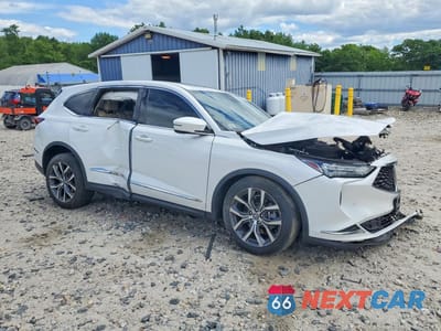 Czwarte zdjęcie samochodu z boku: 2022 ACURA MDX TECHNOLOGY VIN:5J8YE1H46NL038647 - miniatura