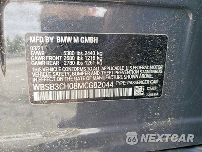 Zdjęcie 12 z 12 samochodu: 2021 BMW M5 VIN:WBS83CH08MCG82044 - miniatura