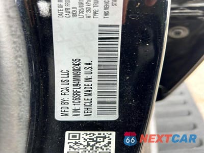 Zdjęcie 10 z 10 samochodu: 2021 RAM 1500 TRX VIN:1C6SRFU94MN902435 - miniatura