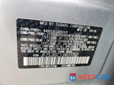 Zdjęcie 13 z 13 samochodu: 2018 SUBARU FORESTER 2.5I PREMIUM VIN:JF2SJAGC3JH617702 - miniatura