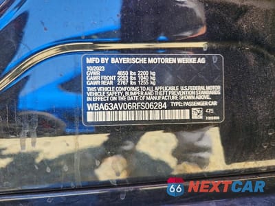 Zdjęcie 12 z 12 samochodu: 2024 BMW 430I GRAN COUPE VIN:WBA63AV06RFS06284 - miniatura
