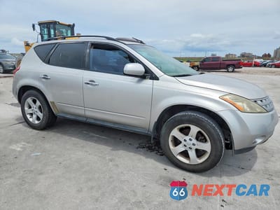 Czwarte zdjęcie samochodu z boku: 2004 NISSAN MURANO SL VIN:JN8AZ08T14W205374 - miniatura