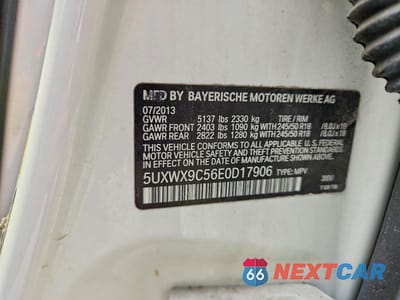 Zdjęcie 14 z 14 samochodu: 2014 BMW X3 XDRIVE28I VIN:5UXWX9C56E0D17906 - miniatura