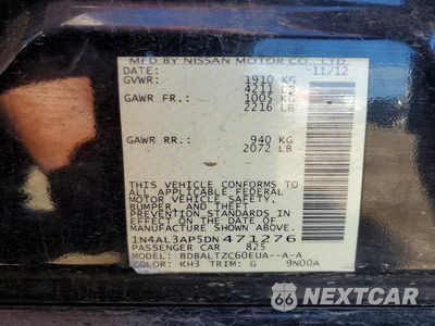 Zdjęcie 13 z 13 samochodu: 2013 NISSAN ALTIMA 2.5 VIN:1N4AL3AP5DN471276 - miniatura