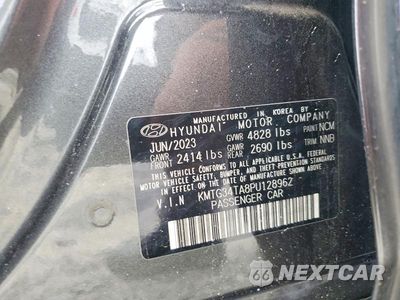Zdjęcie 12 z 12 samochodu: 2023 GENESIS G70 2.0T VIN:KMTG34TA8PU128962 - miniatura