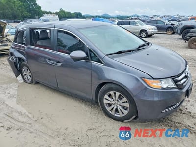 Czwarte zdjęcie samochodu z boku: 2018 HONDA ODYSSEY SE VIN:5FNRL5H36GB137028 - miniatura