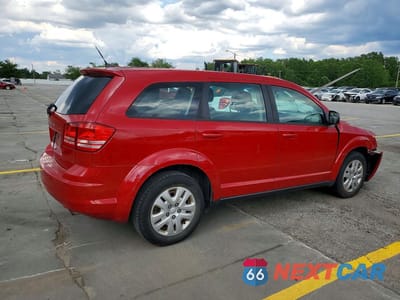 Trzecie zdjęcie samochodu z tyłu: 2015 DODGE JOURNEY SE VIN:3C4PDCAB3FT719016 - miniatura