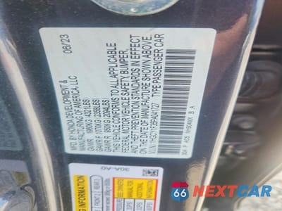 Zdjęcie 12 z 12 samochodu: 2023 HONDA ACCORD EX VIN:1HGCY1F35PA041727 - miniatura