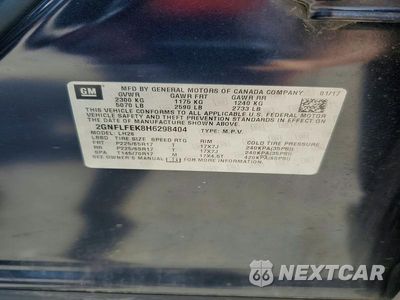 Zdjęcie 13 z 13 samochodu: 2017 CHEVROLET EQUINOX LT VIN:2GNFLFEK8H6298404 - miniatura