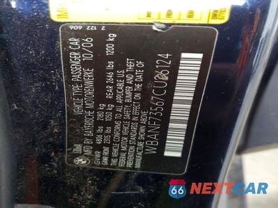 Zdjęcie 13 z 13 samochodu: 2007 BMW 530 XI VIN:WBANF73567CU26124 - miniatura