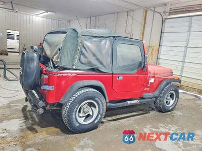 Trzecie zdjęcie samochodu z tyłu: 1994 JEEP WRANGLER / YJ S VIN:1J4FY19P2RP410788 - miniatura