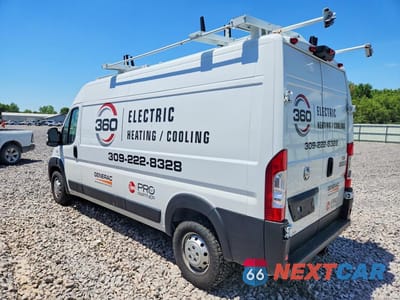 Drugie zdjęcie samochodu z przodu: 2023 RAM PROMASTER 2500 2500 HIGH VIN:3C6LRVDG9PE511030 - miniatura