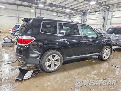 Trzecie zdjęcie samochodu z tyłu: 2013 TOYOTA HIGHLANDER LIMITED VIN:5TDDK3EH8DS237396 - miniatura
