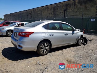 Trzecie zdjęcie samochodu z tyłu: 2019 NISSAN SENTRA SV VIN:3N1AB7AP3KY448361 - miniatura