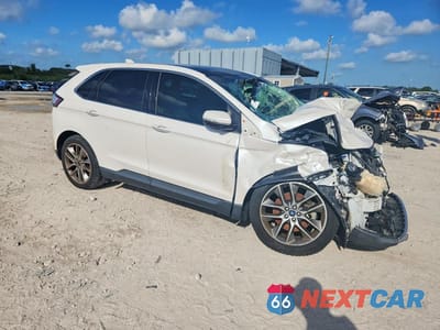 Czwarte zdjęcie samochodu z boku: 2015 FORD EDGE TITANIUM VIN:2FMPK3K85FBB25222 - miniatura