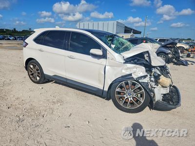 Czwarte zdjęcie samochodu z boku: 2015 FORD EDGE TITANIUM VIN:2FMPK3K85FBB25222 - miniatura
