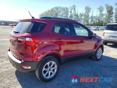 Trzecie zdjęcie samochodu z tyłu: 2021 FORD ECOSPORT SE VIN:MAJ3S2GE7MC395910 - miniatura