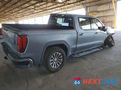 Trzecie zdjęcie samochodu z tyłu: 2019 GMC SIERRA K1500 AT4 VIN:1GTP9EEL7KZ172240 - miniatura