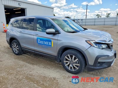 Czwarte zdjęcie samochodu z boku: 2020 HONDA PILOT EX VIN:5FNYF6H34LB060937 - miniatura