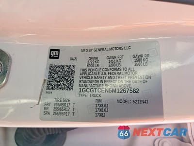 Zdjęcie 12 z 12 samochodu: 2021 CHEVROLET COLORADO LT VIN:1GCGTCEN5M1267582 - miniatura