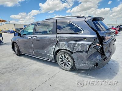Drugie zdjęcie samochodu z przodu: 2025 TOYOTA SIENNA XLE 8-PASSENGER VIN:5TDYRKEC8SS229761 - miniatura