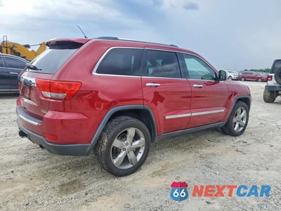 Trzecie zdjęcie samochodu z tyłu: 2012 JEEP GRAND CHEROKEE OVERLAND VIN:1C4RJECG0CC360477 - miniatura