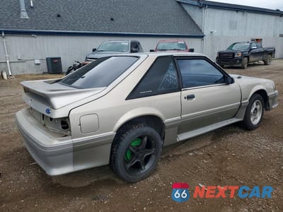 Trzecie zdjęcie samochodu z tyłu: 1991 FORD MUSTANG GT VIN:1FACP42E4MF163400 - miniatura